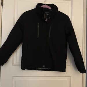 Barely worn black kids ski jacket size 8